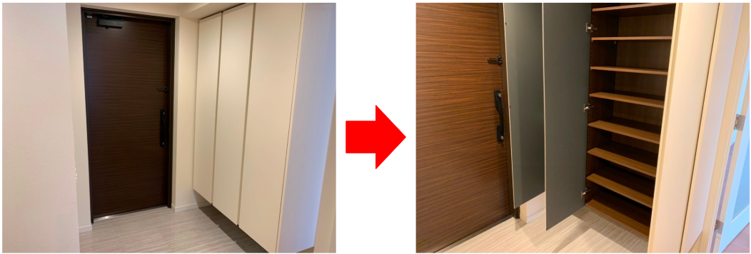 グランドメゾン新梅田タワーの玄関まわり