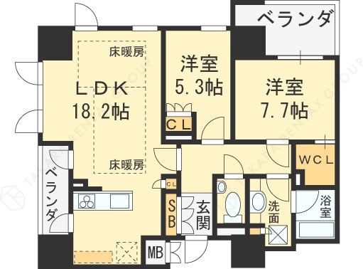 プレミスト梅田NORTH 間取り