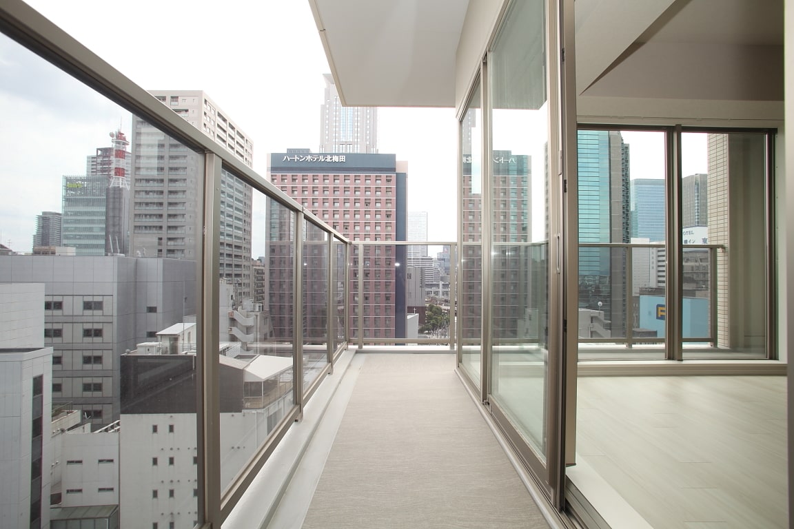 ブランズタワー梅田North バルコニー