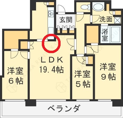 ザ・パークハウス中之島タワー　図面（インターホン）