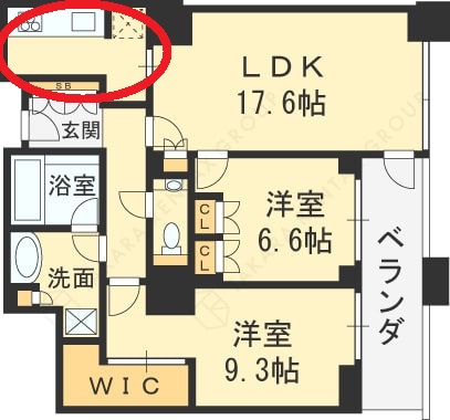 グランフロント大阪オーナーズタワー　キッチン