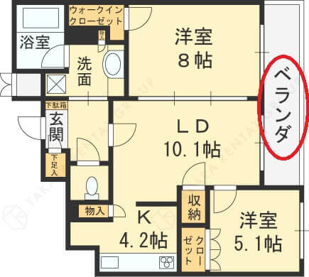 ベランダ