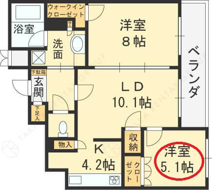 洋室2