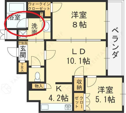 洗面所浴室