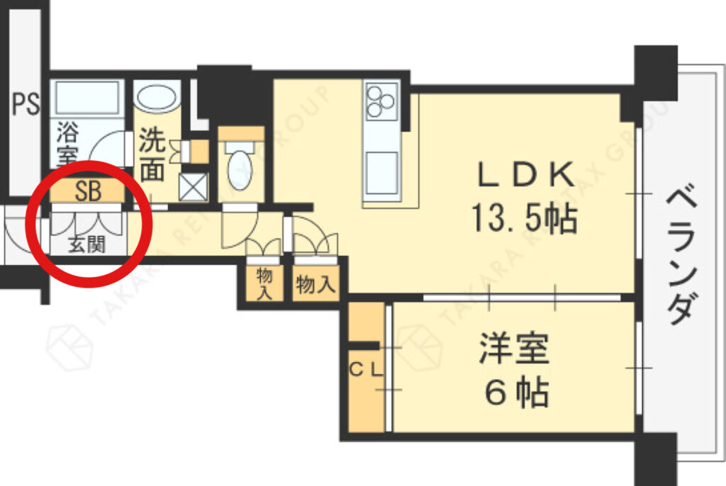 ジオタワー南森町間取り